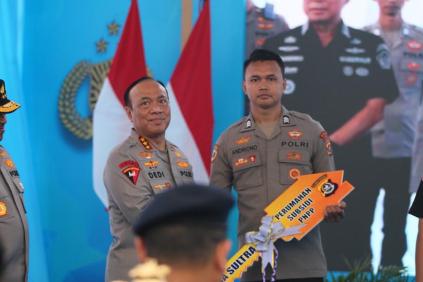 Polri Hadirkan Solusi Hunian, 378 Rumah Disalurkan