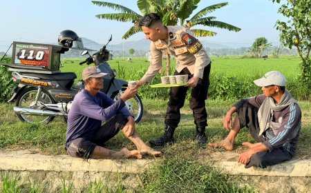 Wedangan Keliling : Cara Polres Ponorogo Edukasi Kamtibmas dan Sosialisasi Call Center 110