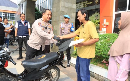 Korban Begal Kembali Miliki Kendaraan Berkat Kerja Cepat Polisi