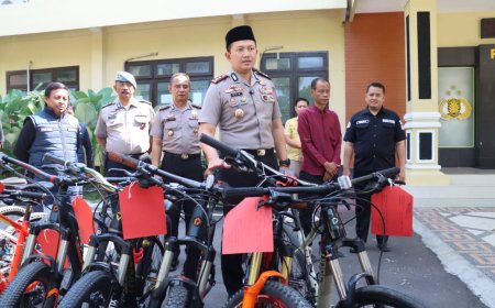 Polisi Ringkus Komplotan Pencuri Sepeda yang Beraksi di Sejumlah Wilayah