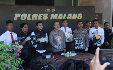 Polisi Berhasil Amankan Sajam dan Dua Pemuda dalam Operasi Pengamanan