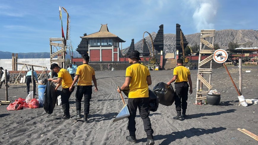 Polres Probolinggo Tunjukkan Kepedulian terhadap Destinasi Wisata Alam