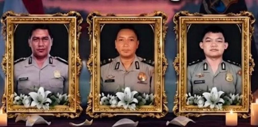 Pengorbanan Tiga Personel Polri Dihargai dengan Kenaikan Pangkat Luar Biasa