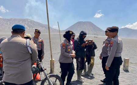 Bromo Kembali Dibuka untuk Wisatawan, Polres Probolinggo Beri Atensi Khusus Pencegahan Karhutla