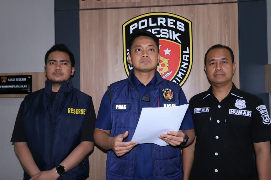 Polres Gresik Amankan Pria Eksibisionis di Cerme, Sering Beraksi Sasar Pemotor Wanita